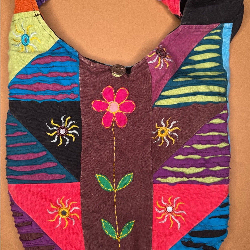 Colorful Patchwork Boho Bag - Picture 2 of 6